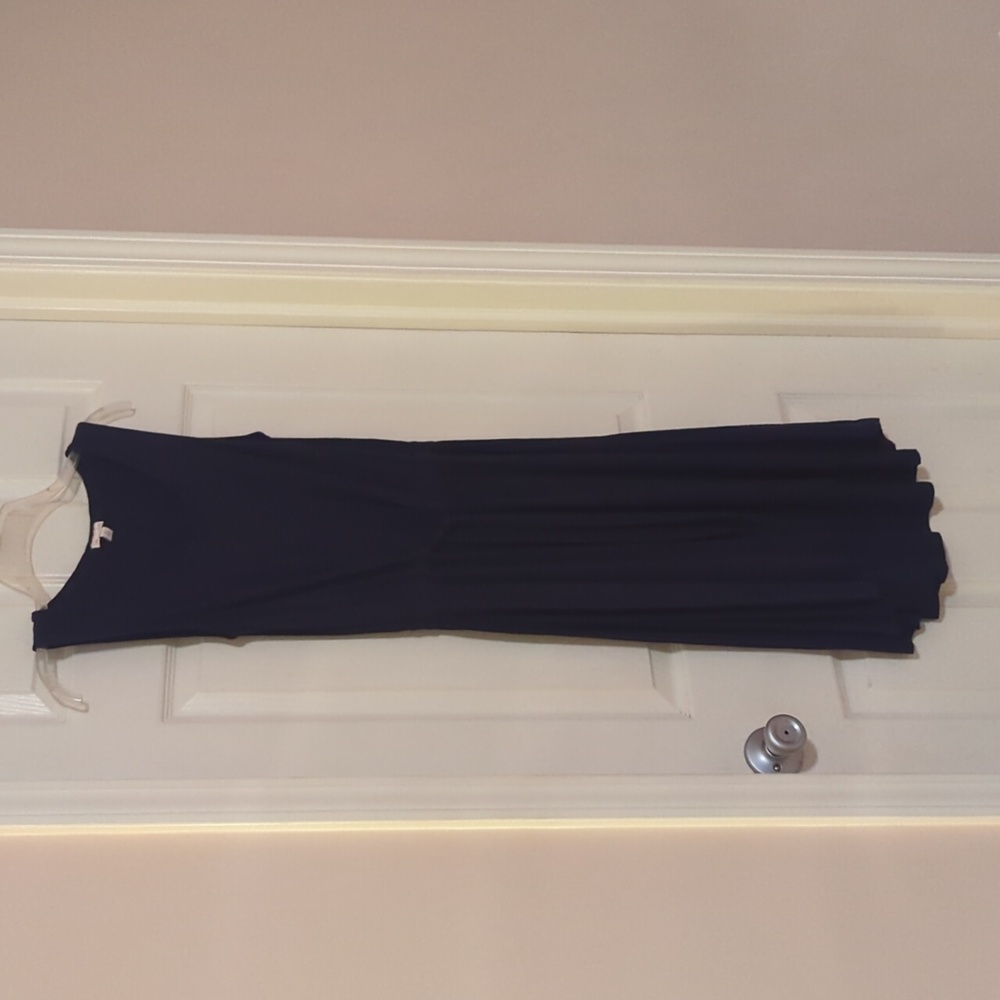 Gap Navy Hi Low  Sleeveless T Shirt Dress Small - Picture 2 of 6